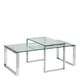 image 1 of Katrine Coffee Table Set with Glass Top