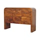 image 2 of Artisan Furniture Solid Wood Darcy 3 over 3 Drawer Chest in Chestnut Finish