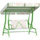 image 1 of AIYAPLAY Kids Garden Swing Chair, Swing Seat with Adjustable Canopy | Green