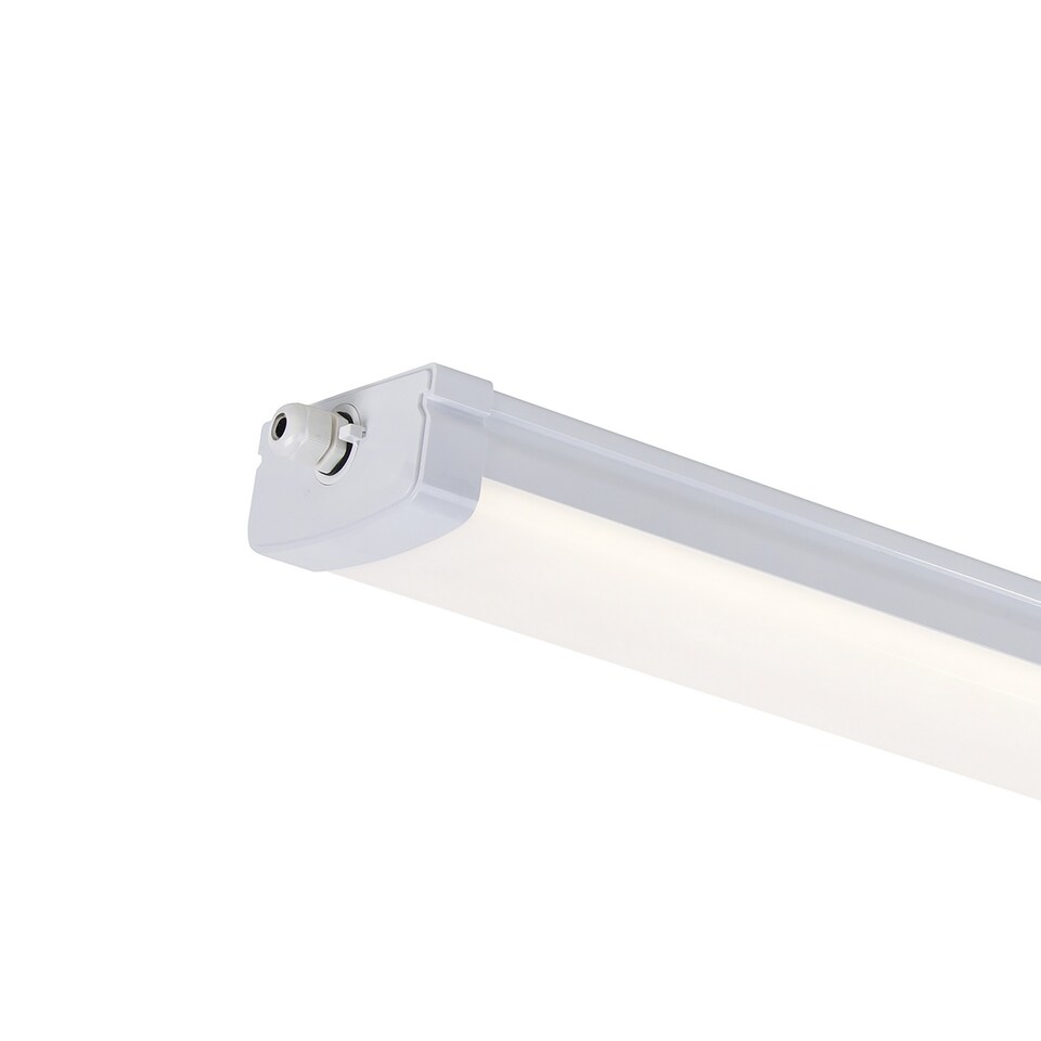 image 1 of Burbank 90 | Sensor | Batten Light Fitting | White