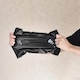 image 2 of KAV Black Mailing Postal Bags 100 Pack - Strong Poly Mailers, Tear Resistant, Waterproof Courier Bag (25 x 42 CM / 10" x 16.5")
