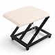image 8 of Adjustable Folding Cushion Padded Footstool Foot Rest