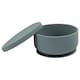 image 1 of Tiny Dining Baby Silicone Suction Bowl with Lid - Tradewinds Grey