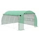image 1 of Outsunny 4 x 3 x 2 m Polytunnel Greenhouse Pollytunnel Tent Steel Frame Green