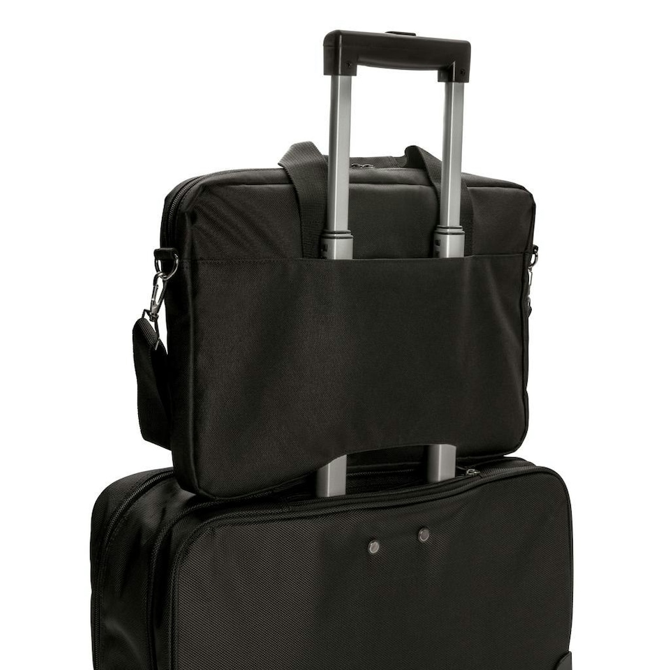 image 1 of Swiss Peak Laptop Bag - Black - One Size Black