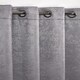 image 1 of Metro Thermal Blackout Eyelet Curtains 116cm x 137cm Silver Grey | Grey