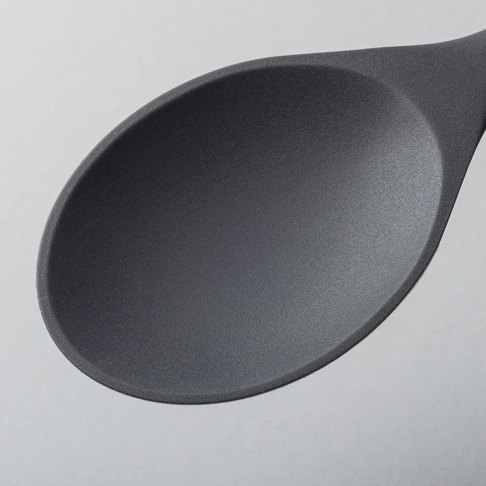 image 1 of Zeal Silicone Cooking Spoon, 28cm, Dark Grey