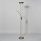image 3 of BHS Mother and Child LED Floor Lamp | Bronze | Antique Brass | 1