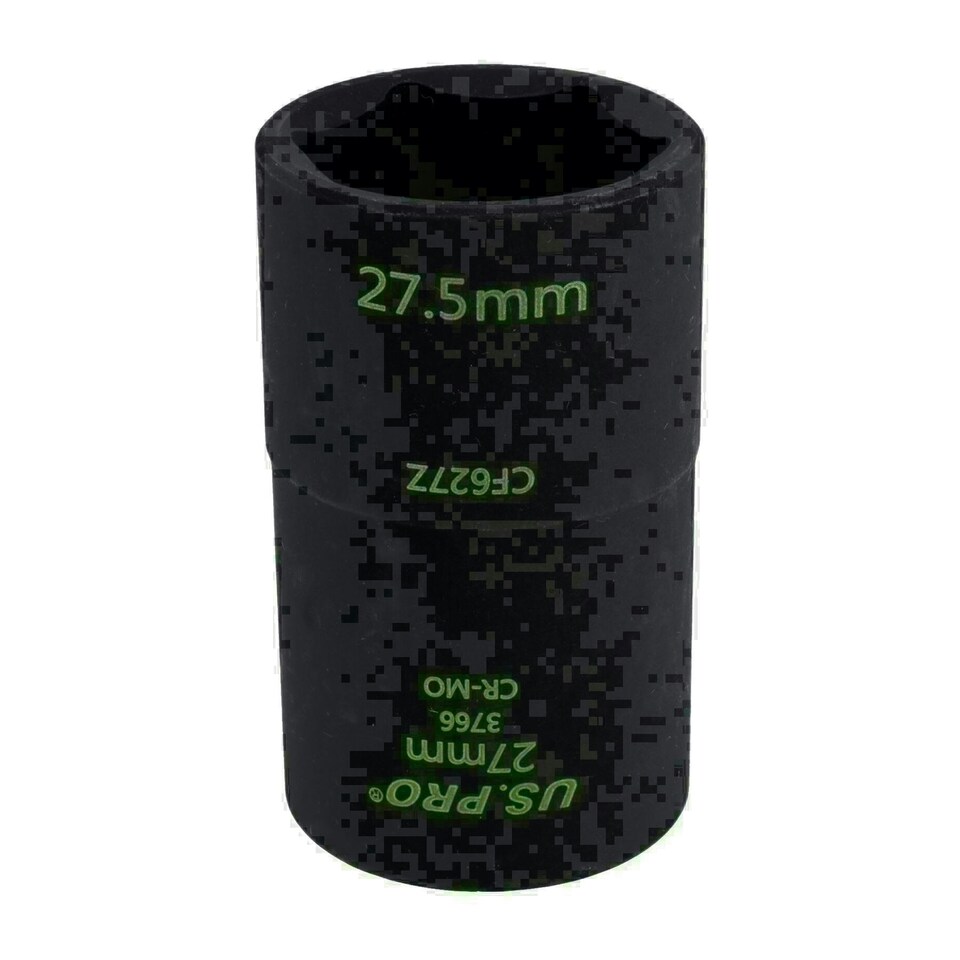 image 1 of 27mm x 27.5mm Wheel Hub Lug Nut Cap Flip Impact Socket Remover 1/2in Drive
