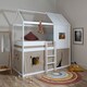 image 5 of Luka Treehouse Midsleeper Bed in White