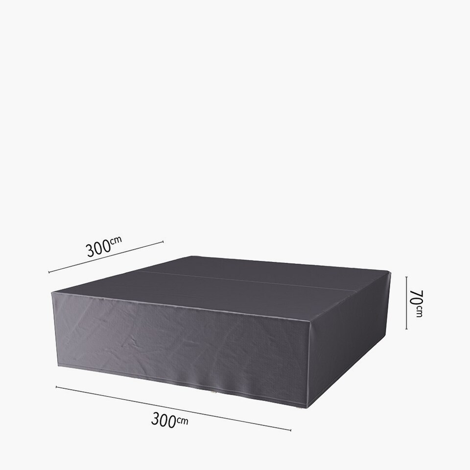 image 1 of Platinum AeroCover Square Garden Set Waterproof and Breathable Ripstop Polyester Cover W300 x D300 x H70 cm