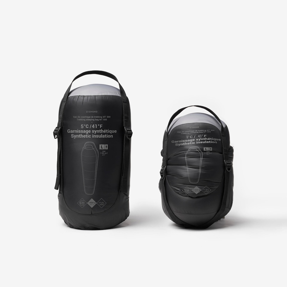 image 1 of Decathlon 5°C trekking sleeping bag MT500