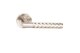 image 4 of Golden Grace Knurled Hex Cut T-Bar Bathroom Door Handle Set Satin Nickel with Thumbturn and Mortise Lock