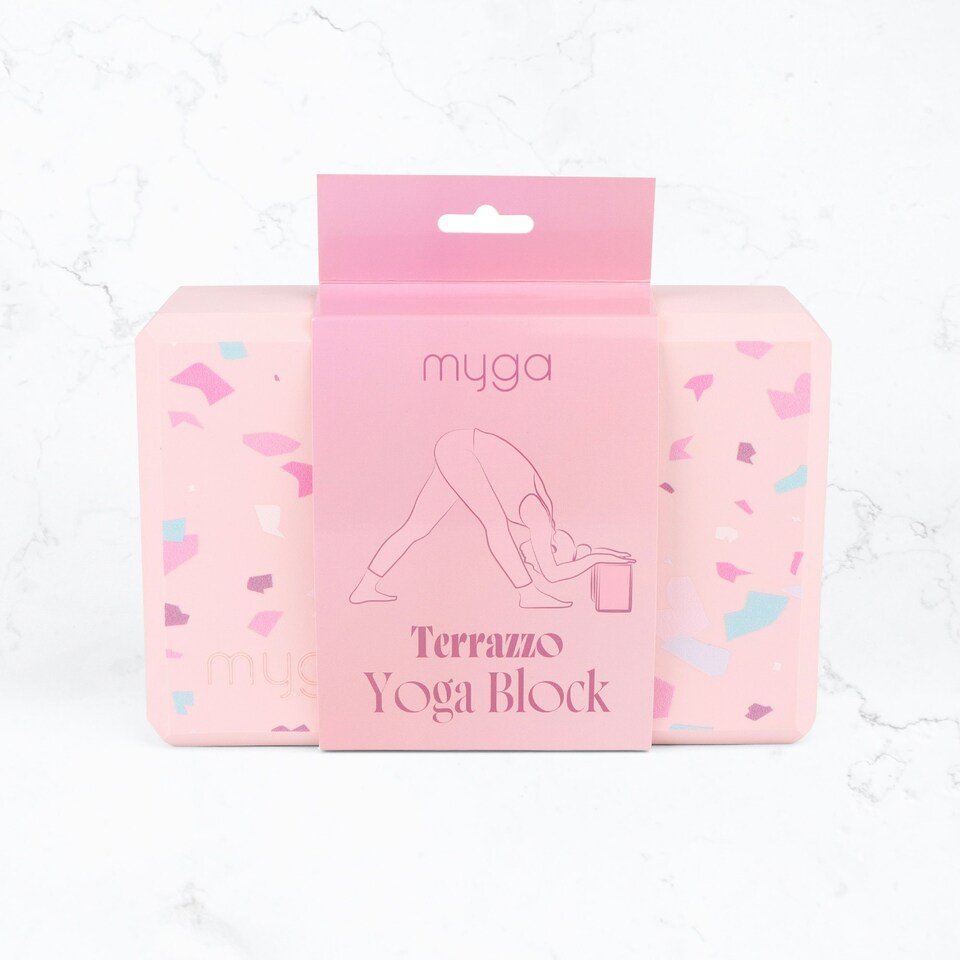 image 1 of Myga Pair of Yoga Blocks - Terrazzo