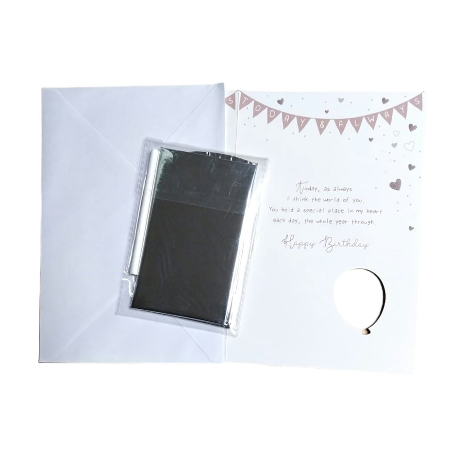 image 1 of With Love to my Husband on your Birthday Balloon Boutique Greeting Card