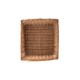 image 3 of Double Steamed Open Wicker Storage Basket Brown | Brown | M