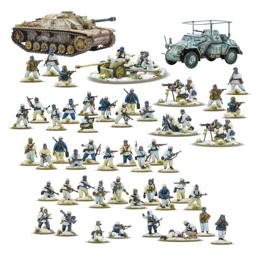 Winter Fallschirmjager Starter Army - Brand New