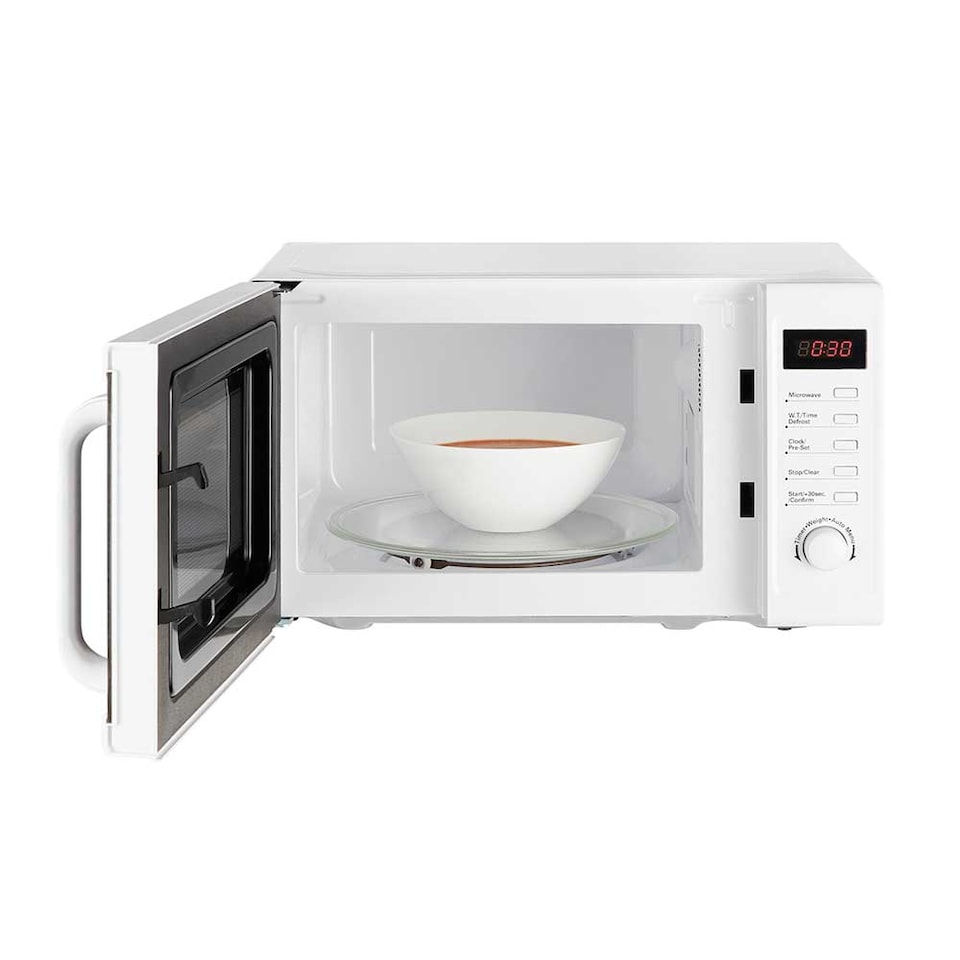 image 1 of Cookology 800W Microwave 20L Digital Freestanding - CFSDI20LWH White