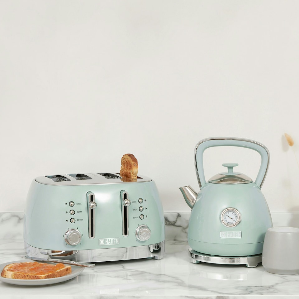 image 1 of Haden Sage Bristol Bundle - Kettle and 4 Slice Toaster Set