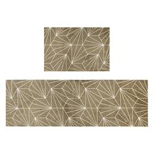 JVL Mega Doormat and Runner - Brown Geo
