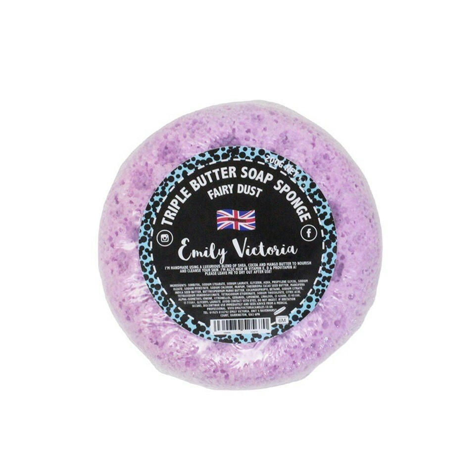 Triple Butter Soap Sponge - Fairy Dust