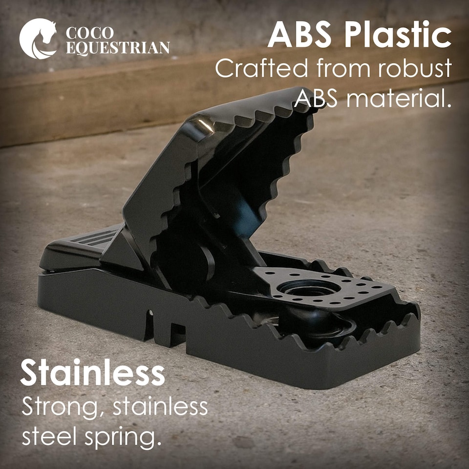 image 1 of 20x Heavy Duty Reusable Instant Kill Plastic Mouse Snap Traps