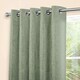 image 6 of Sundour Amberley Eyelet Curtains Green 66x90" Green