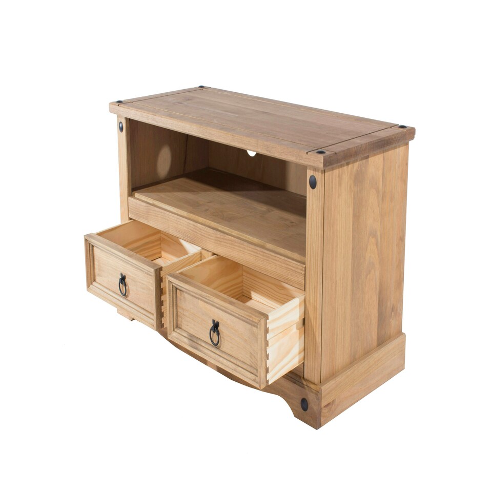 image 1 of Core Products Corona, Flat Screen TV Unit H51cm x W95cm x D43cm Brown