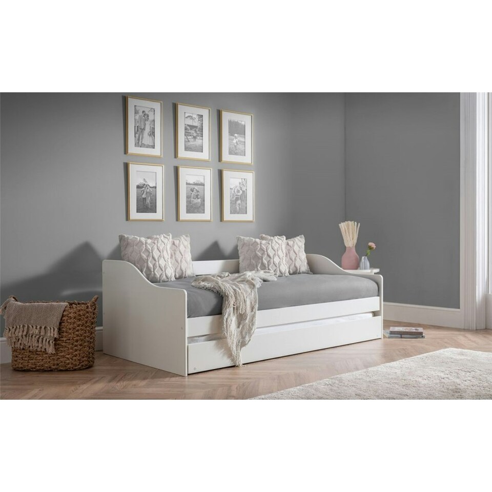 image 1 of Premier Surf White Day Bed Single 3ft (90cm) + Pull Out Bed (Guest Bed)