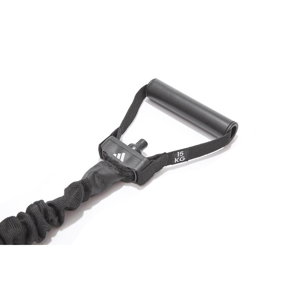 image 1 of Adidas Power Tube L1 - 15kg Resistance Band, Tear-Resistant Latex with Foam Handles & Recycled PP Sleeve | Multi | adult