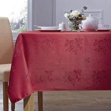Charlotte Thomas Cezanne Round Tablecloth Red CT Insert - 178cm