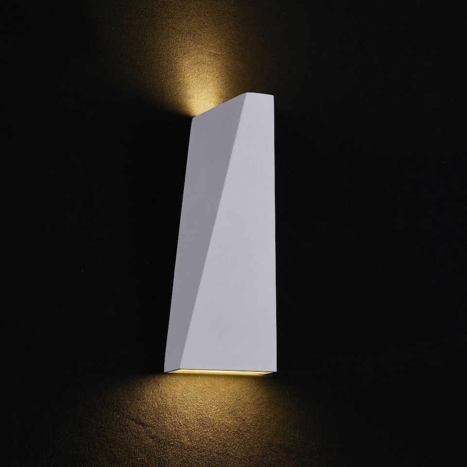 image 1 of Times Square Integrated LED Wall Lamp White, IP54