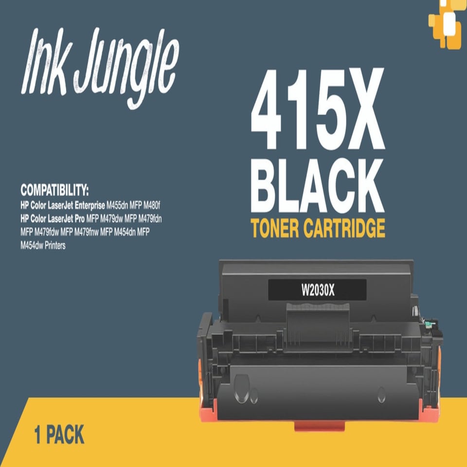 image 1 of Compatible HP 415X Black Toner Cartridge Black