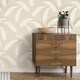 image 4 of Fine Decor Cascade Leaf Wallpaper - Cream/Gold - 10m x 53cm Cream