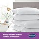 image 2 of Silentnight Deep Sleep Bed Pillows, Hypoallergenic, Medium Soft Support, 6 Pack