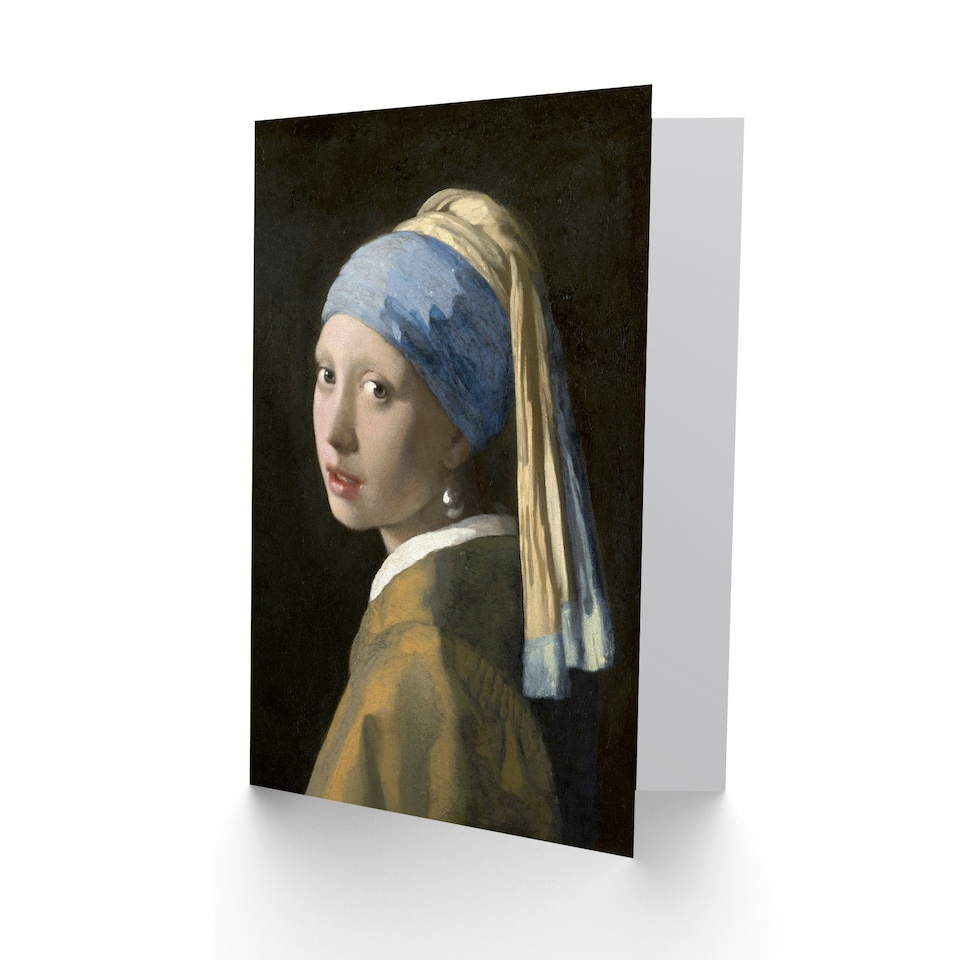 image 1 of Johannes Vermeer Art Card Girl with a Pearl Earring