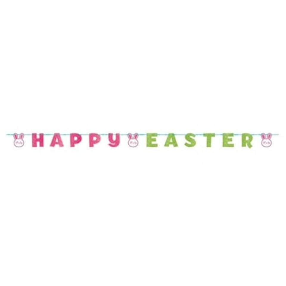 Happy Easter Glitter Cardboard Letter Banner 3.65m
