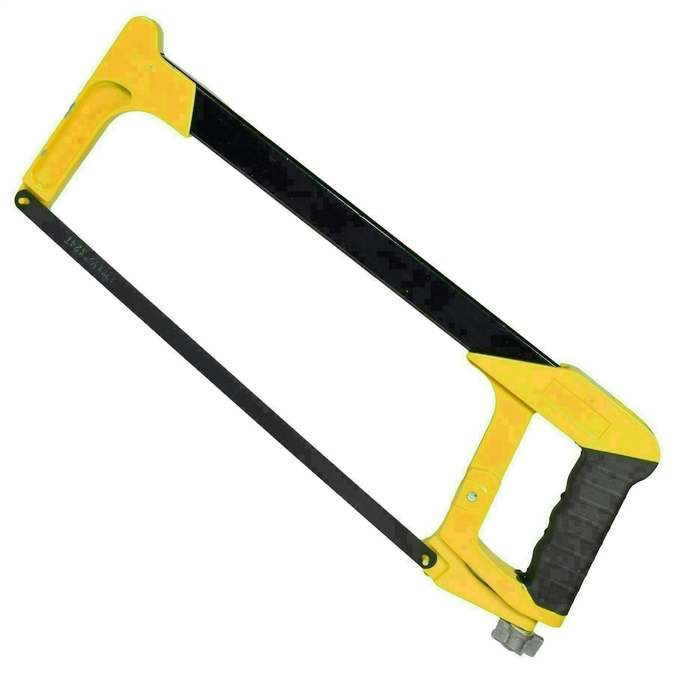 image 1 of 12" 300mm Heavy Duty Hacksaw Frame And Blade With 24 TPI Saw Cutter Cutting