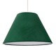 image 6 of 12 Inch Forest Green Cotton Coolie Lampshade Suitable for Table Lamp or Pendant | Green