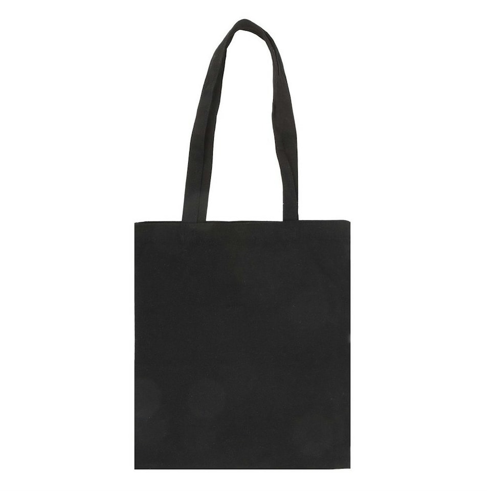 image 1 of Something Different Creepy Things Polycotton Tote Bag - Black/White - One Size | Black