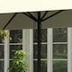 image 8 of Outsunny Sun Parasol with Vent, Table Umbrella for Patio, Garden, Pool, Beige