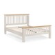 image 3 of Elephant Grey Lacquer Two Tone Bed Frame - King 5ft (150cm)