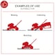 image 4 of Scheppach MS161-46 Self-Propelled Petrol Lawn Mower, 46cm, Mulching, Side Discharge, 55L Bag