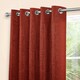 image 6 of Sundour Amberley Eyelet Curtains Orange 46x54" Orange