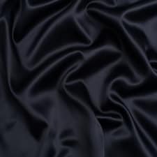 Navy Matte Polyester Satin Fabric for Dressmaking, 160cm / 62" Wide - per metre