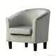image 1 of Velvet Fabric Tub Chair Armchair Club Chair