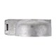 image 1 of Timco - Padlock Protection Bar - Heavy Duty - Left - Hot Dipped Galvanised (Size 7 1/2" - 1 Each)