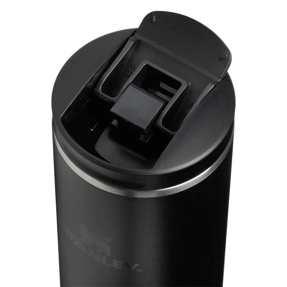 image 1 of 0.47L Insulated Stainless Steel Travel Mug Leakproof Flip Top Lid