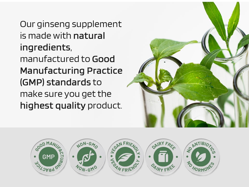 image 1 of PharmaZen Korean Panax Ginseng Extract 60 Capsules