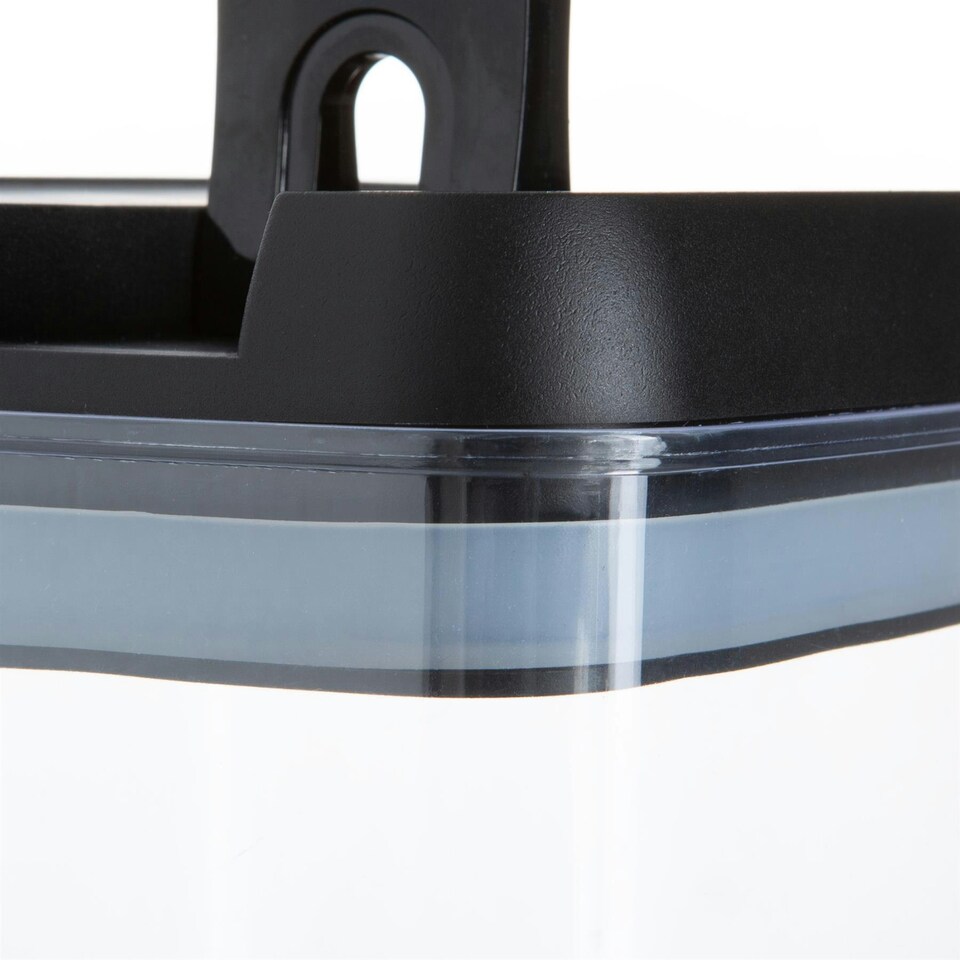image 1 of Argon Tableware 5 Piece Flip Lock Plastic Food Storage Containers Set - Black